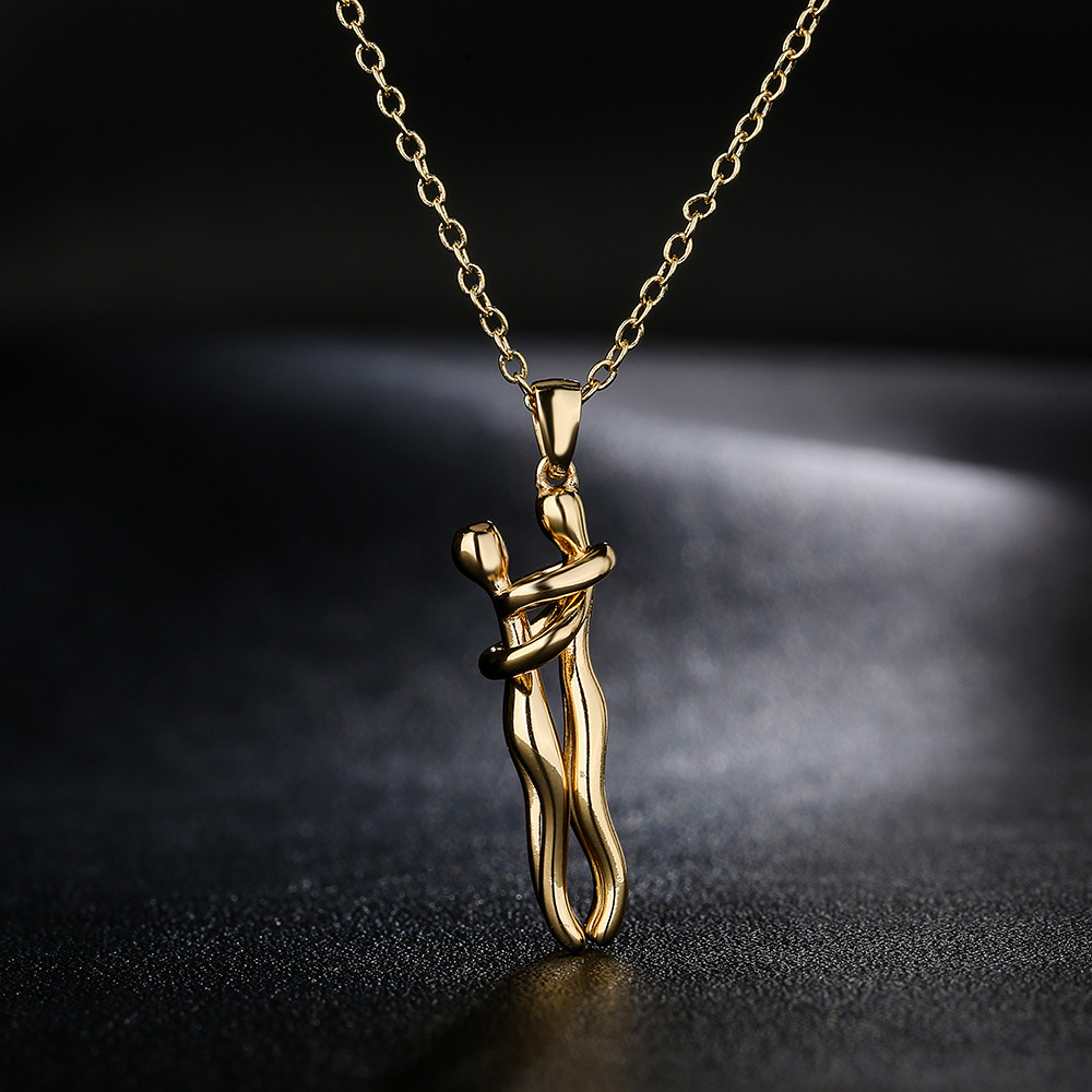 Handmade Lover Hug Necklace