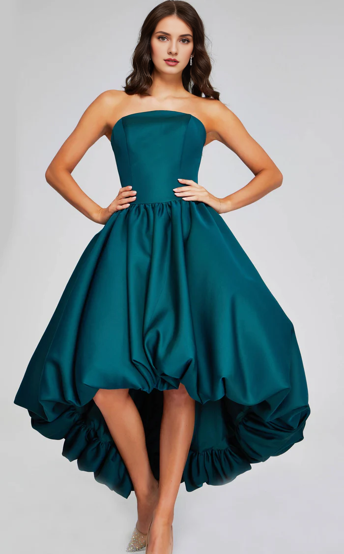 Shoulderless strapless backless tea long Prom dress