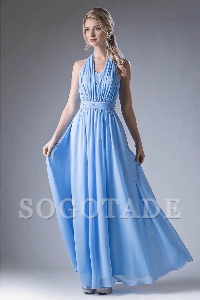 A-length convertible chiffon dress-SOGOTADE