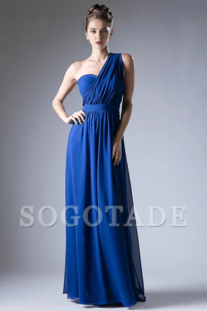 A-length convertible chiffon dress-SOGOTADE