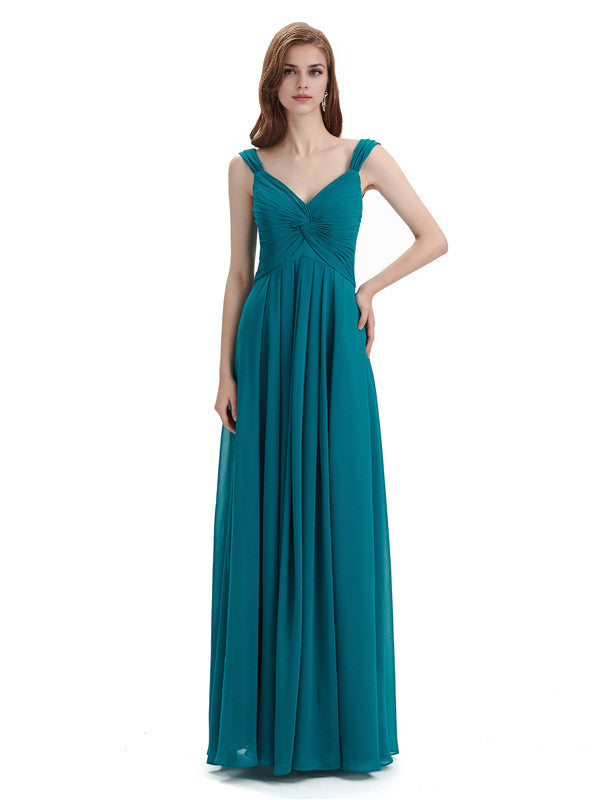 Elegant A-Line Sleeveless Chiffon Pleated High Quality Bridesmaid Dresses Formal Women's Dresses Wedding Guests Dresses