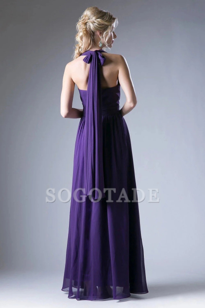 A-length convertible chiffon dress-SOGOTADE