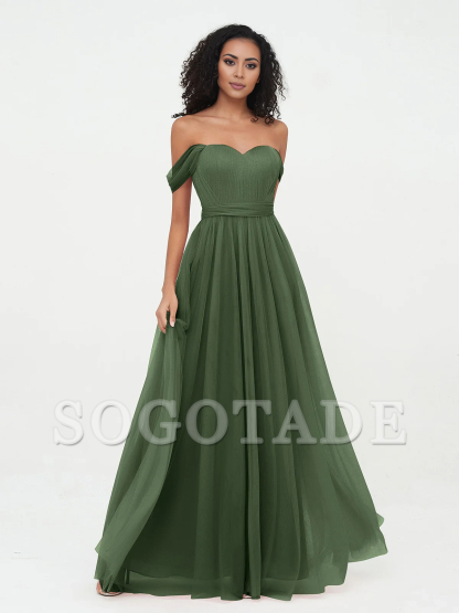 Bow Princess off shoulder chiffon dress