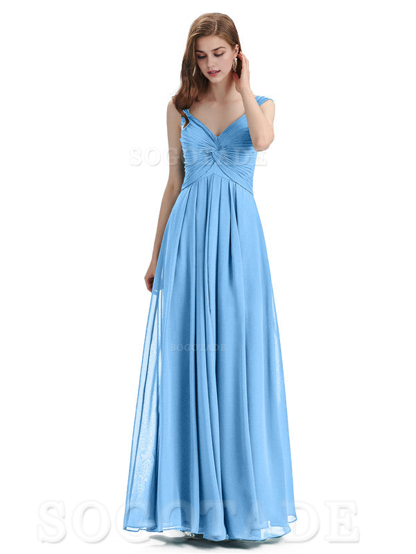 Elegant A-Line Sleeveless Chiffon Pleated High Quality Bridesmaid Dresses Formal Women's Dresses Wedding Guests Dresses