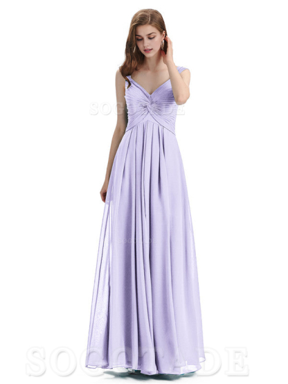 Elegant A-Line Sleeveless Chiffon Pleated High Quality Bridesmaid Dresses Formal Women's Dresses Wedding Guests Dresses