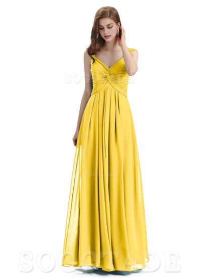Elegant A-Line Sleeveless Chiffon Pleated High Quality Bridesmaid Dresses Formal Women's Dresses Wedding Guests Dresses
