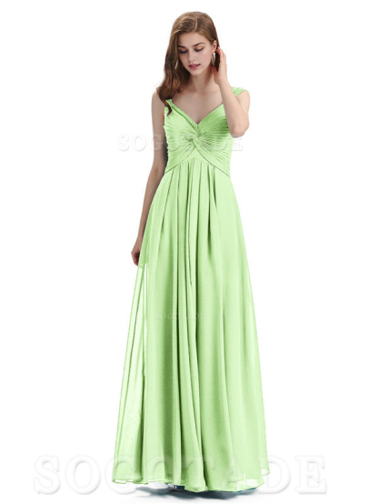 Elegant A-Line Sleeveless Chiffon Pleated High Quality Bridesmaid Dresses Formal Women's Dresses Wedding Guests Dresses