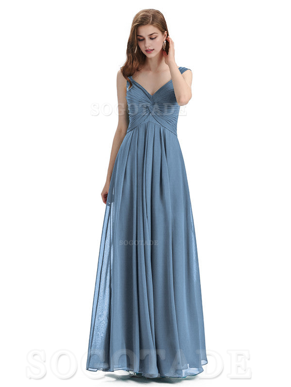 Elegant A-Line Sleeveless Chiffon Pleated High Quality Bridesmaid Dresses Formal Women's Dresses Wedding Guests Dresses