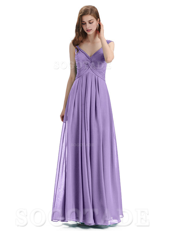 Elegant A-Line Sleeveless Chiffon Pleated High Quality Bridesmaid Dresses Formal Women's Dresses Wedding Guests Dresses