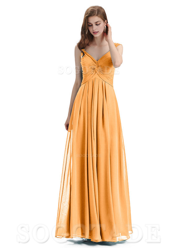 Elegant A-Line Sleeveless Chiffon Pleated High Quality Bridesmaid Dresses Formal Women's Dresses Wedding Guests Dresses