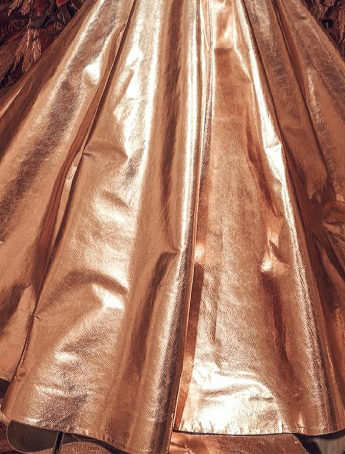 A-Line Evening Gown Celebrity Style Dress Carnival Quinceanera Sweep / Brush Train Short Sleeve Off Shoulder The Great Gatsby PU with Glitter 2024-SOGOTADE