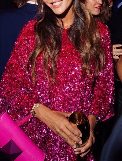 A-Line Homecoming Dresses Sparkle & Shine Dress Graduation Cocktail Party Short / Mini Long Sleeve Jewel Neck Barbiecore Sequined with Sequin-SOGOTADE