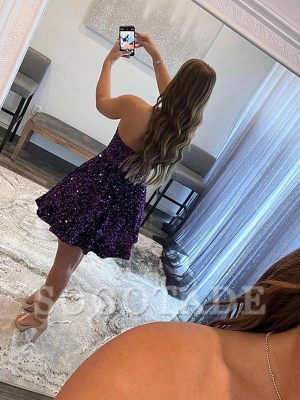 A-Line/Princess Sweetheart Sleeveless Short/Mini Dresses