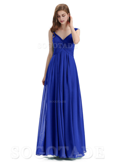 Elegant A-Line Sleeveless Chiffon Pleated High Quality Bridesmaid Dresses Formal Women's Dresses Wedding Guests Dresses