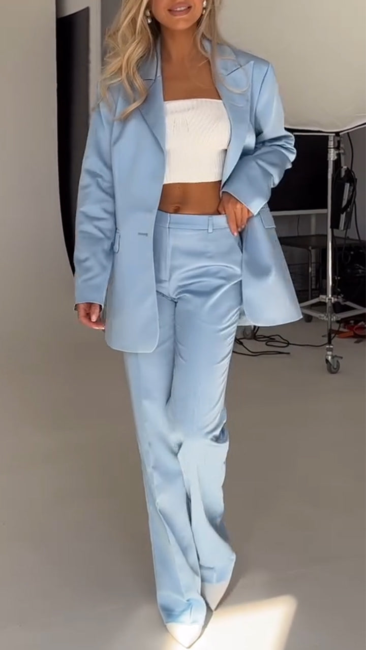 Ladies Lapel Casual Blazer