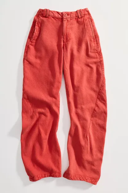 Spotlight Washed Barrel Chino Trousers (Buy 2 Free Shipping)