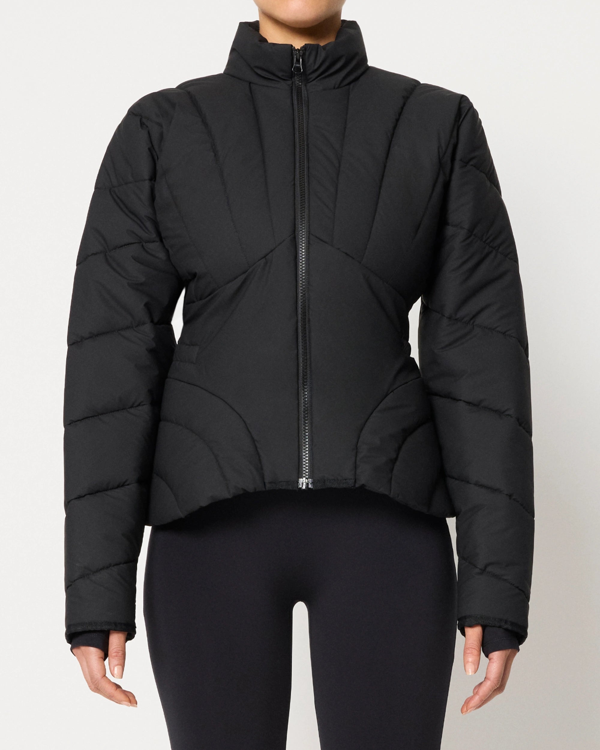 Sculpted Puffer Jacket