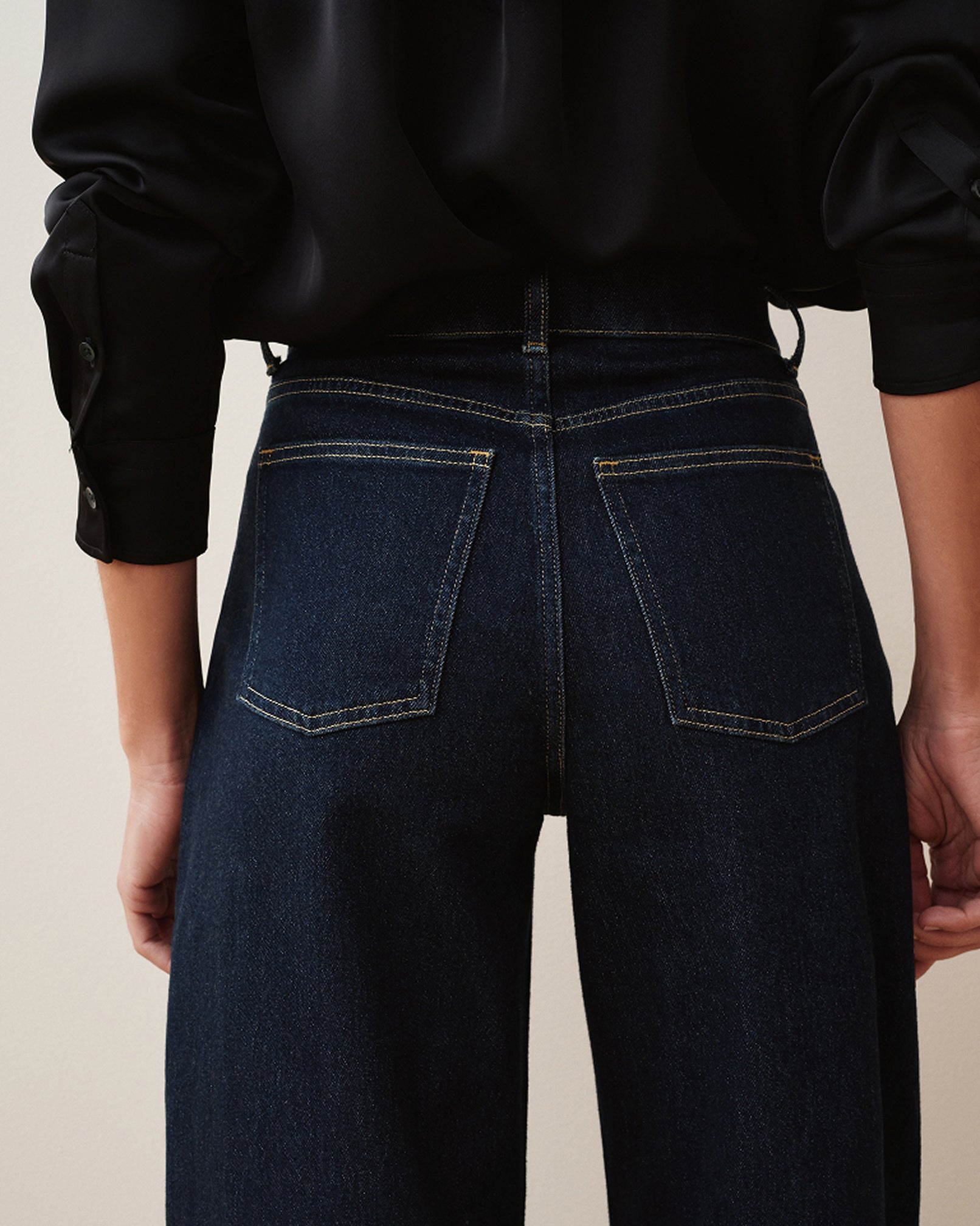 Cuffed Horseshoe Jeans (Buy 2 Free Shipping)