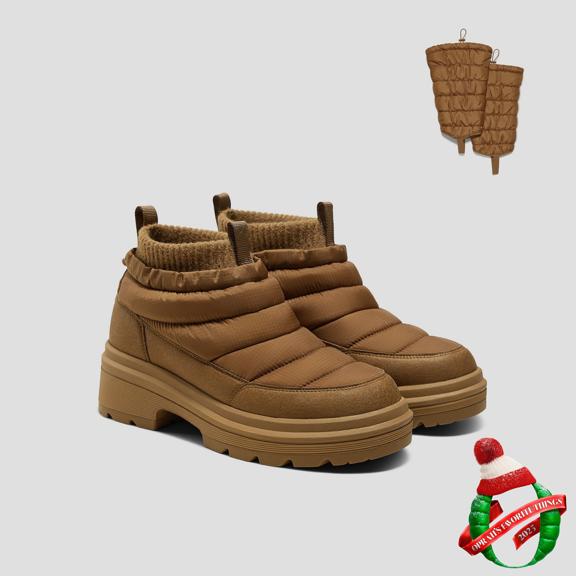 2-in-1 Detachable PufferTherm Warm Boots (Free Shipping)