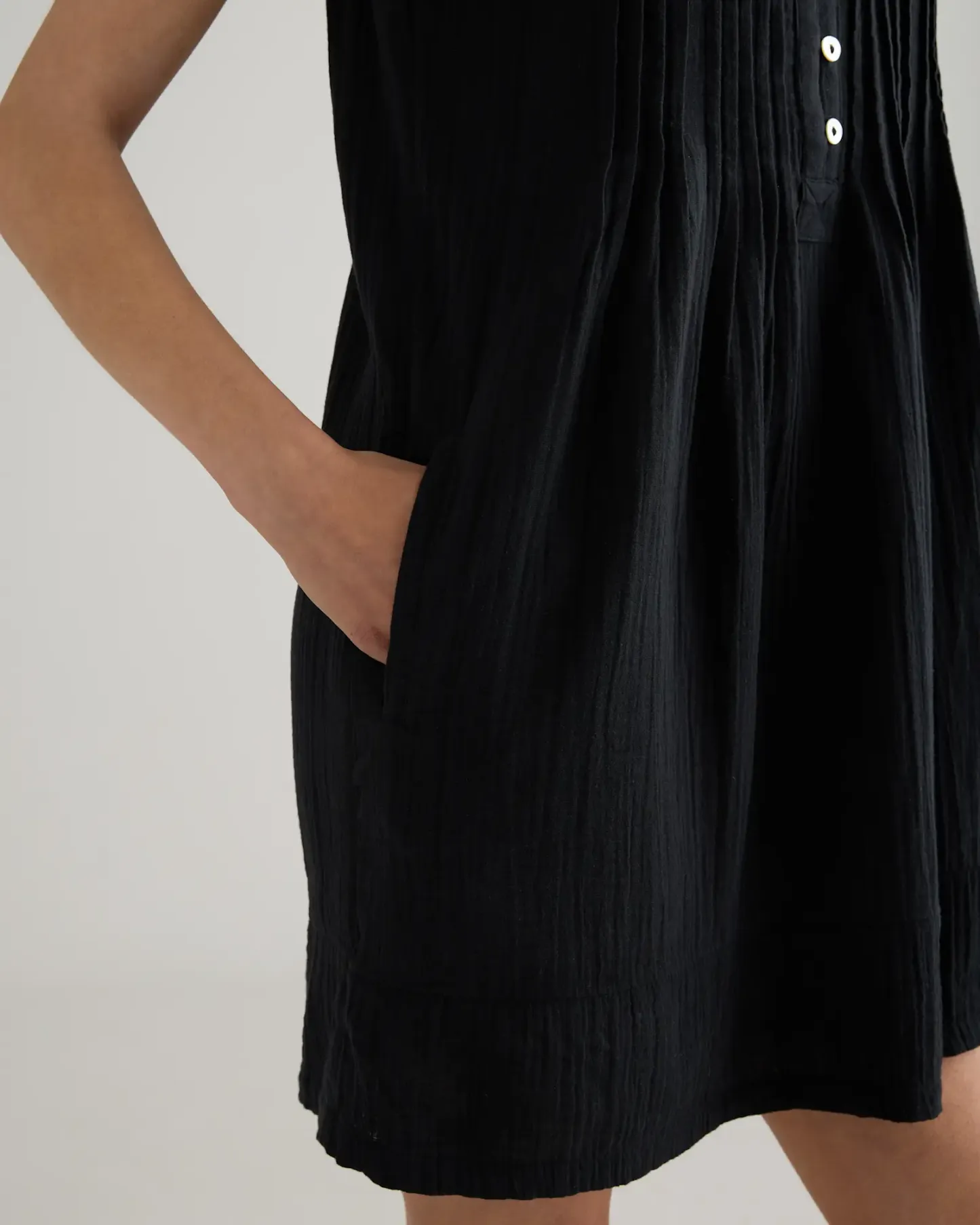 Gauze Sleeveless Swing Dress (Buy 2 Free Shipping)