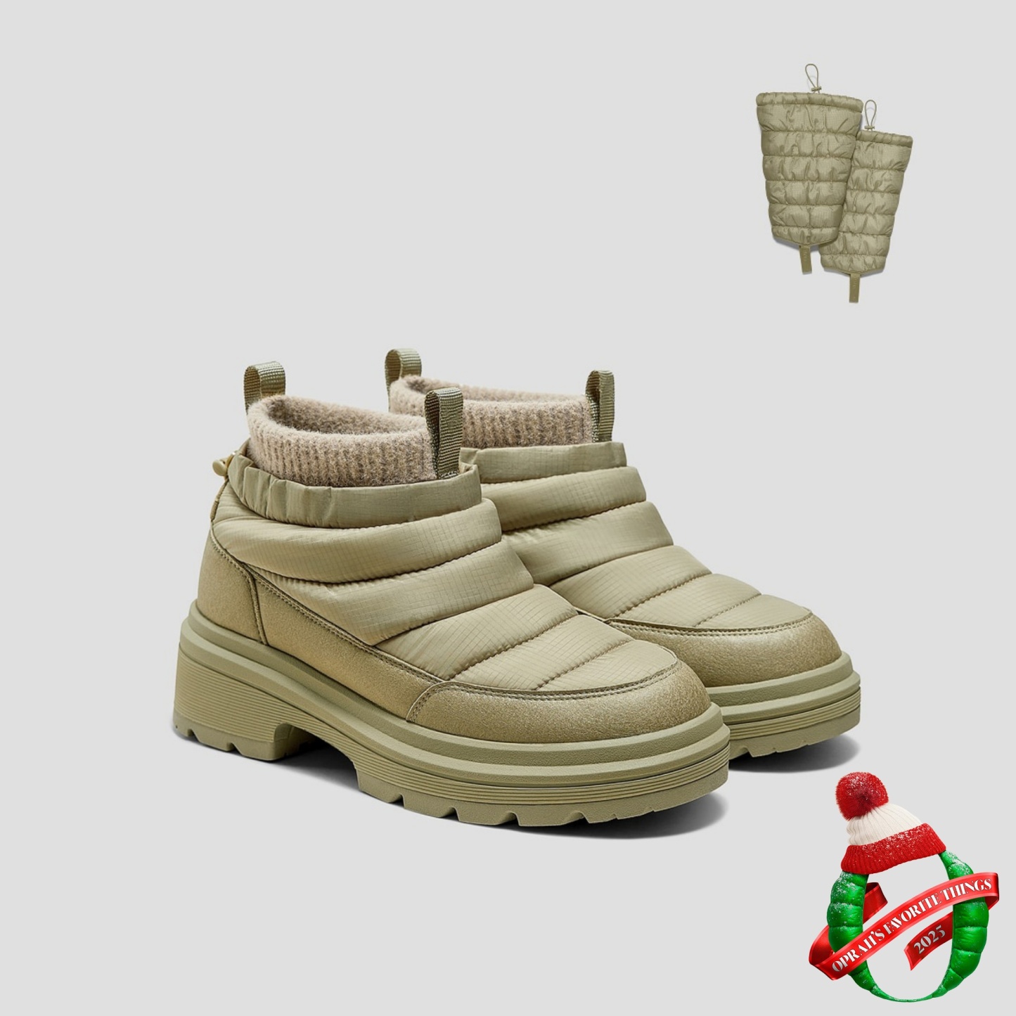 2-in-1 Detachable PufferTherm Warm Boots (Free Shipping)