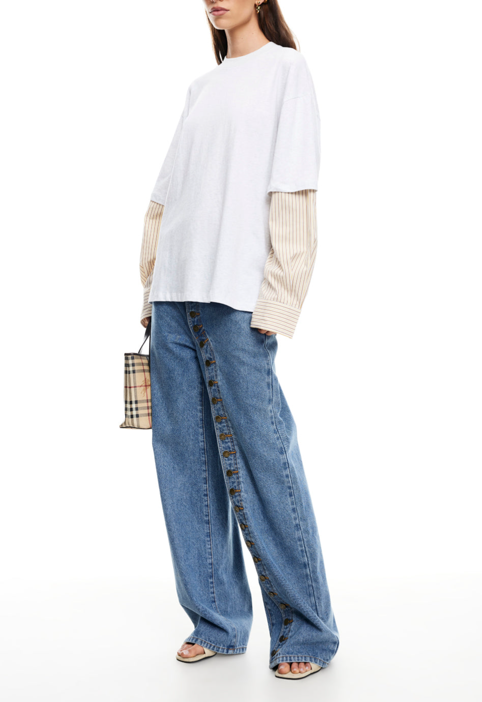 Penny Button Jeans (Buy 2 Free Shipping)