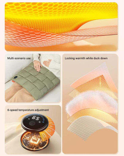 Portable Graphene Down Hand Warmer Bag