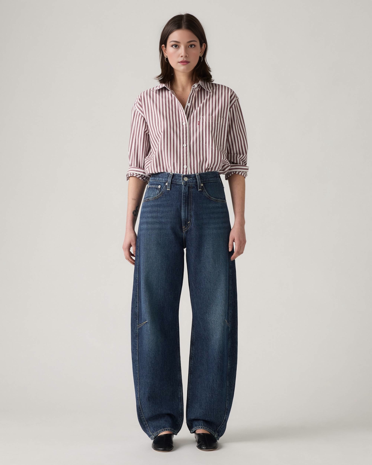 Adjustable Women's Cinch Barrel Jeans (Buy 2 Free Shipping)