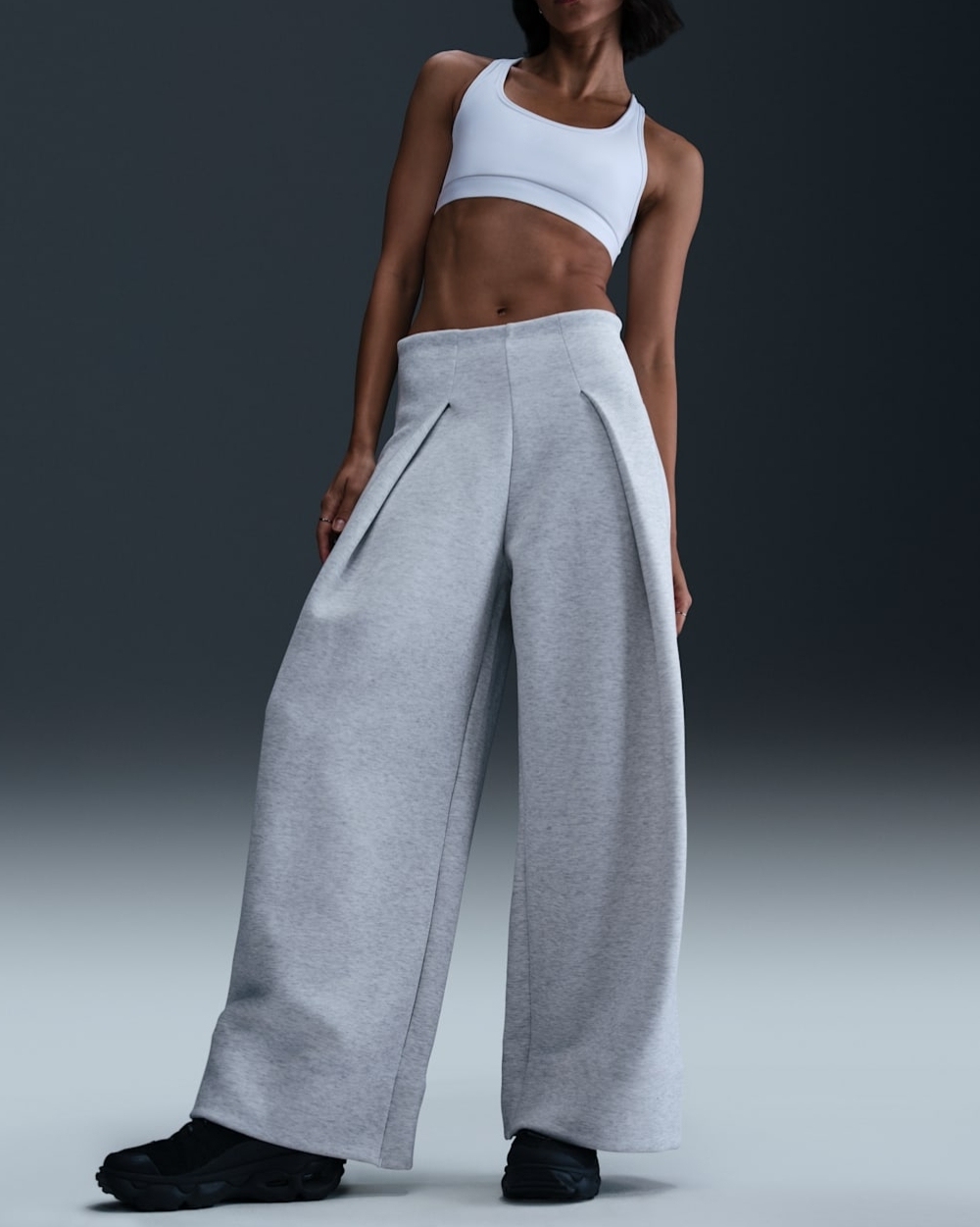 High-Waisted Pleated Sportswear Tech Fleece Pants (Buy 2 Free Shipping)