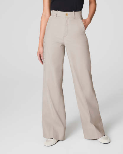 Stretch Twill Wide Leg Pant(Buy 2 Free Shipping)