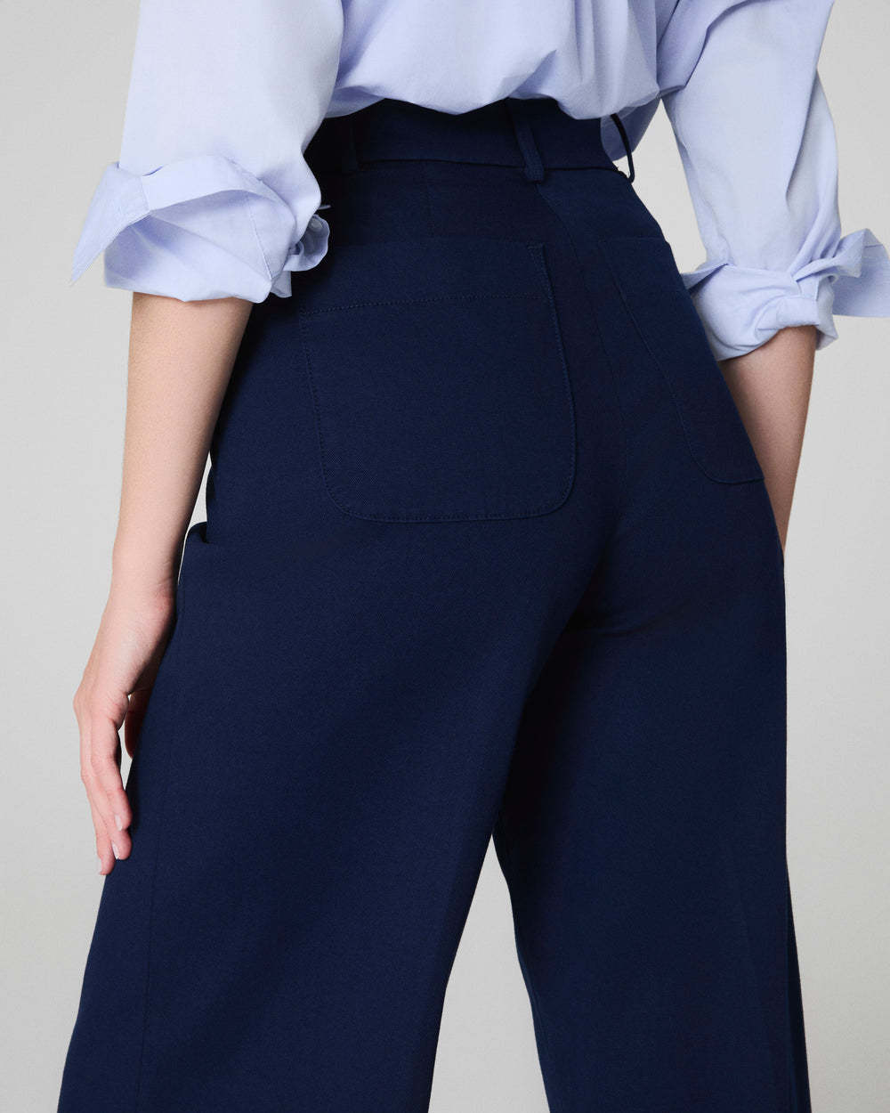 Stretch Twill Wide Leg Pant(Buy 2 Free Shipping)
