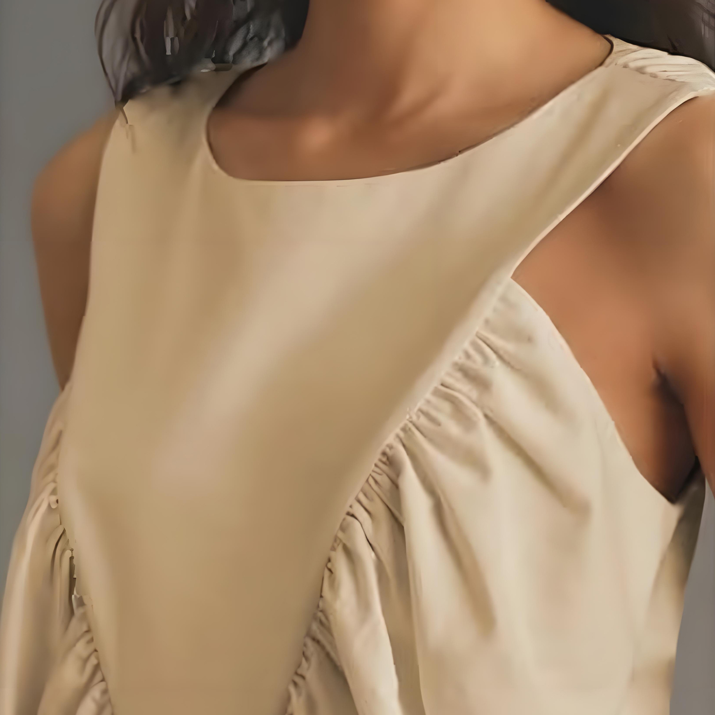 Mare Mare Shirred Swing Tank(Buy 2 Free Shipping)