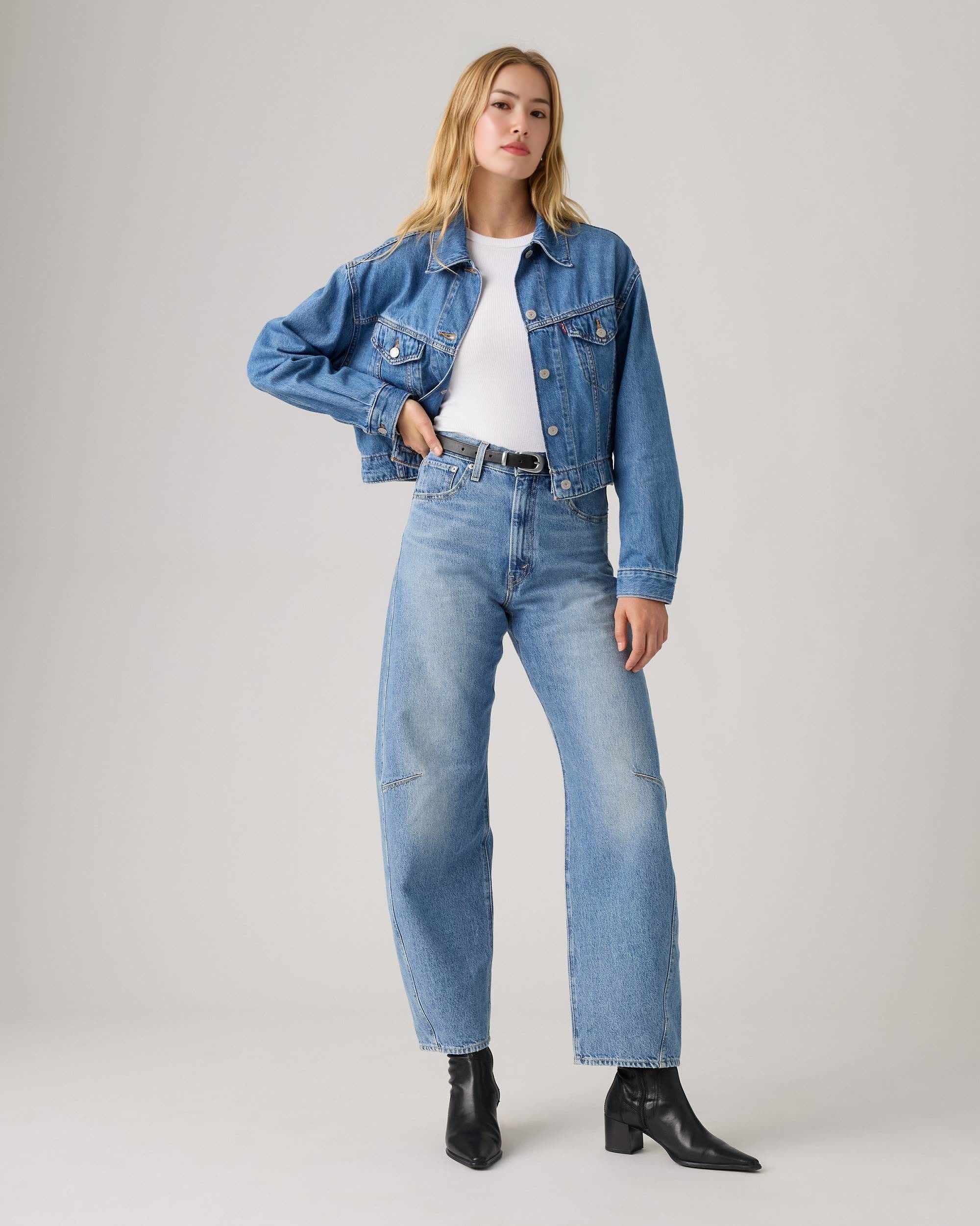 Adjustable Women's Cinch Barrel Jeans (Buy 2 Free Shipping)