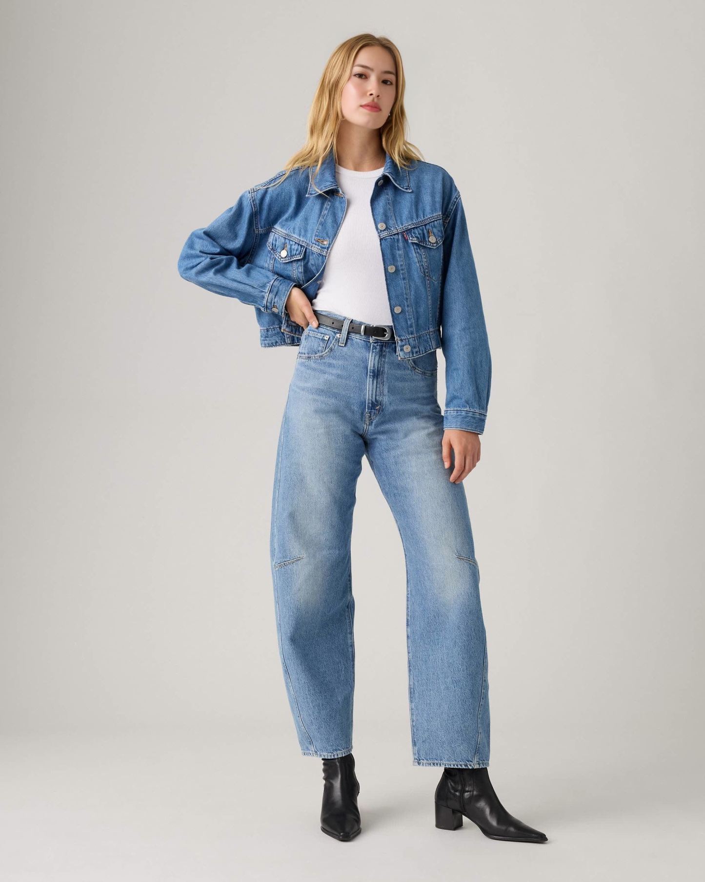 Adjustable Women's Cinch Barrel Jeans (Buy 2 Free Shipping)