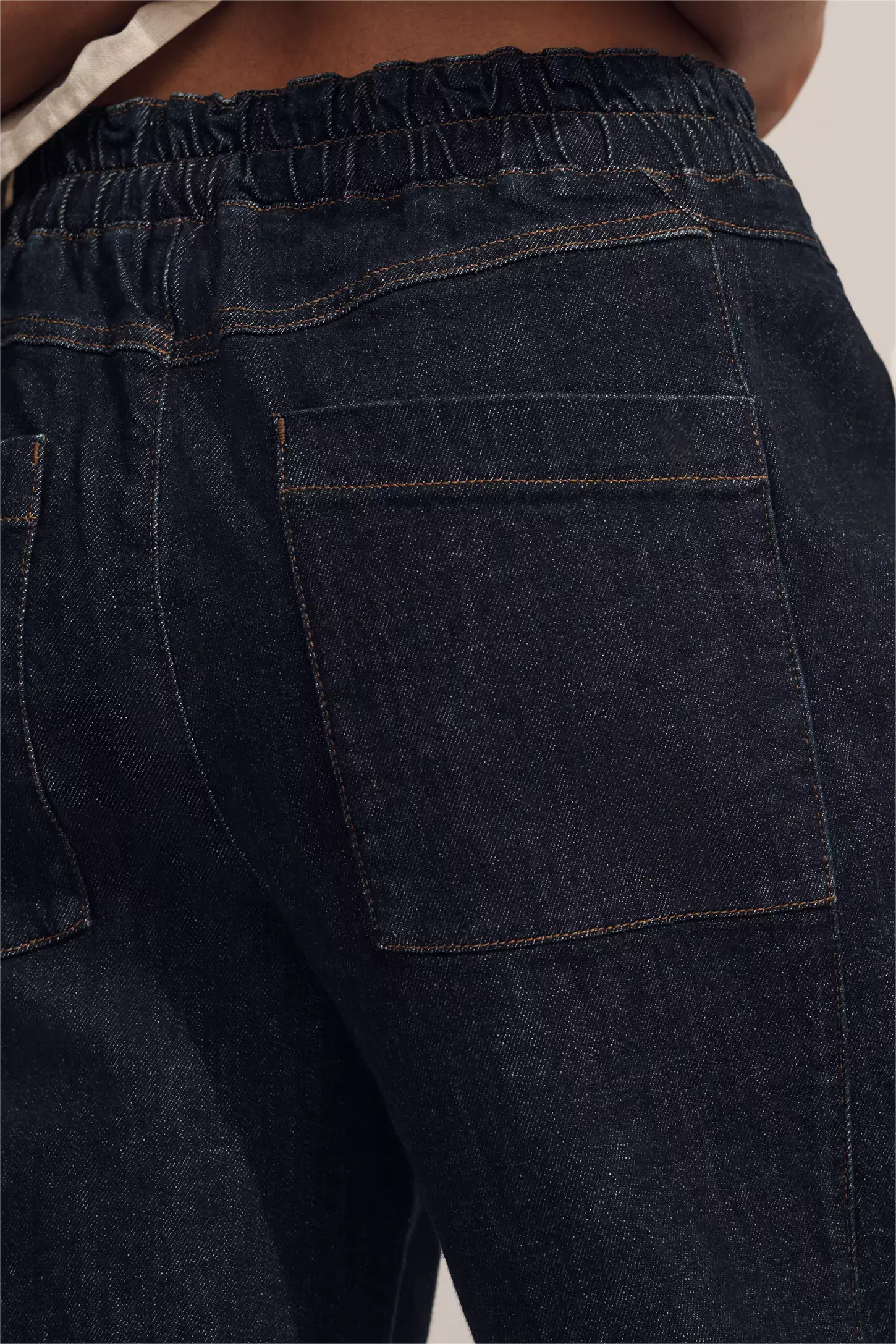 The Izzie Relaxed Pull-On Barrel Jeans