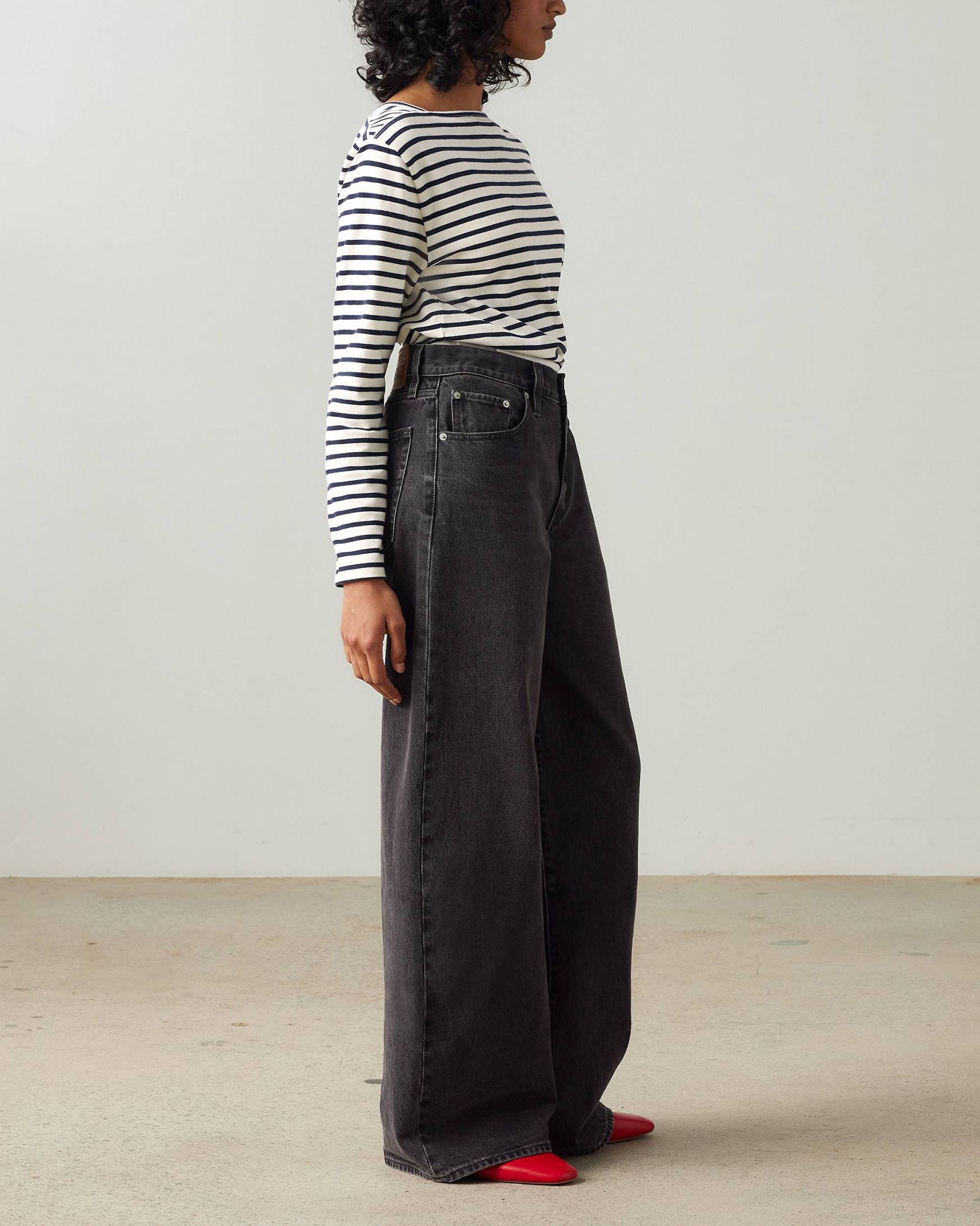 XL Lace-Up Baggy Straight Women's Jeans (Buy 2 Free Shipping)