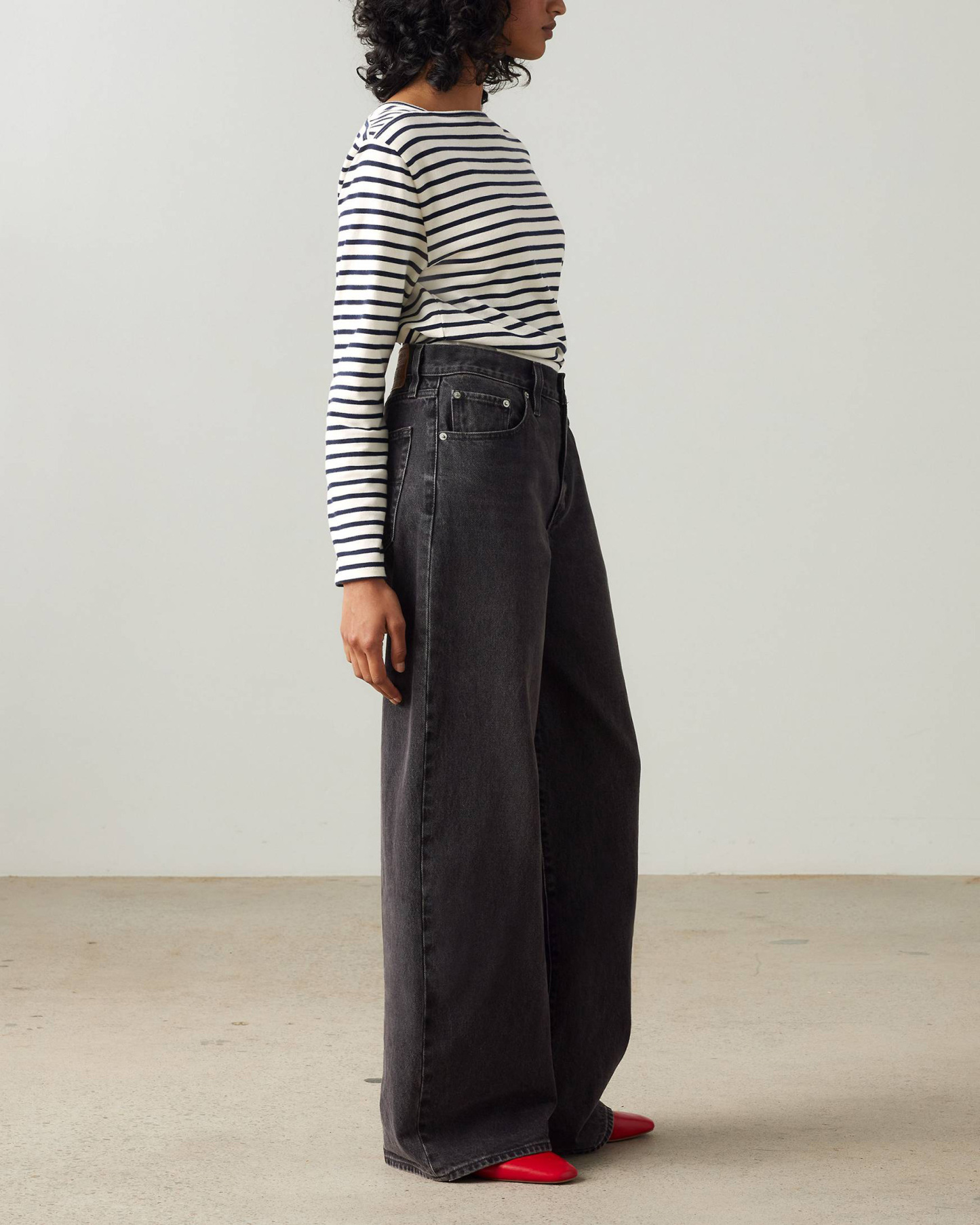 XL Lace-Up Baggy Straight Women's Jeans (Buy 2 Free Shipping)