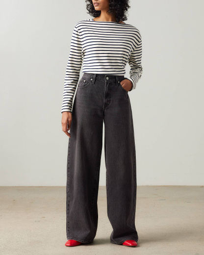 XL Lace-Up Baggy Straight Women's Jeans (Buy 2 Free Shipping)