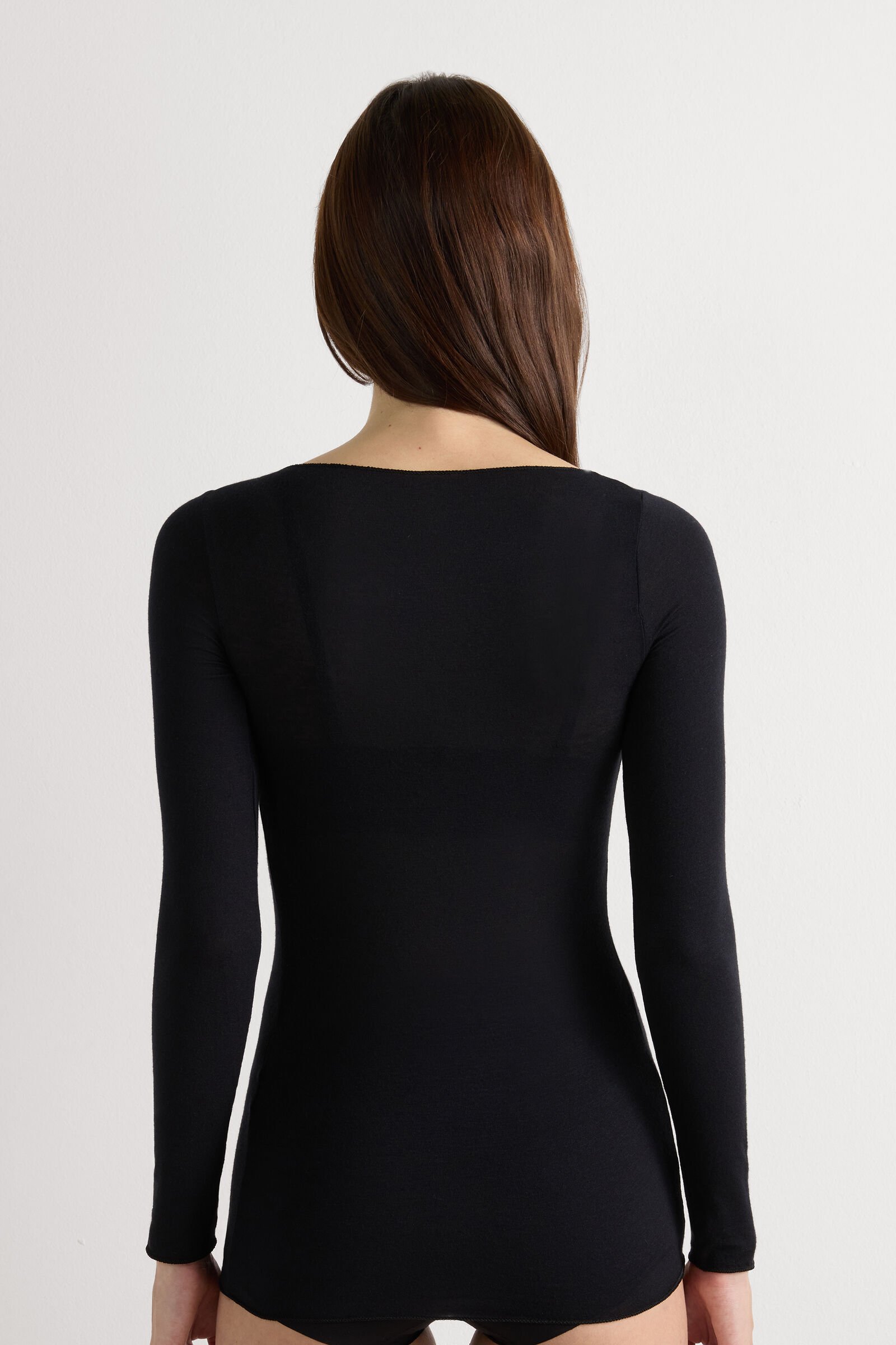 Boat Neck Modal Cashmere Ultralight Top (Buy 2 Free Shipping)
