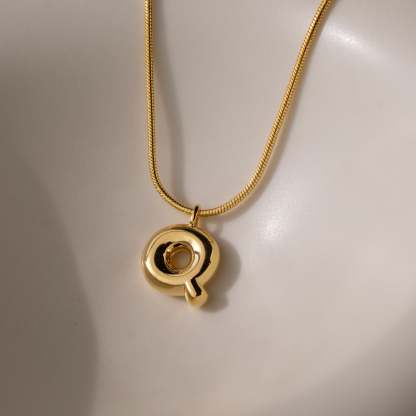 ??Bubble Letter Necklace