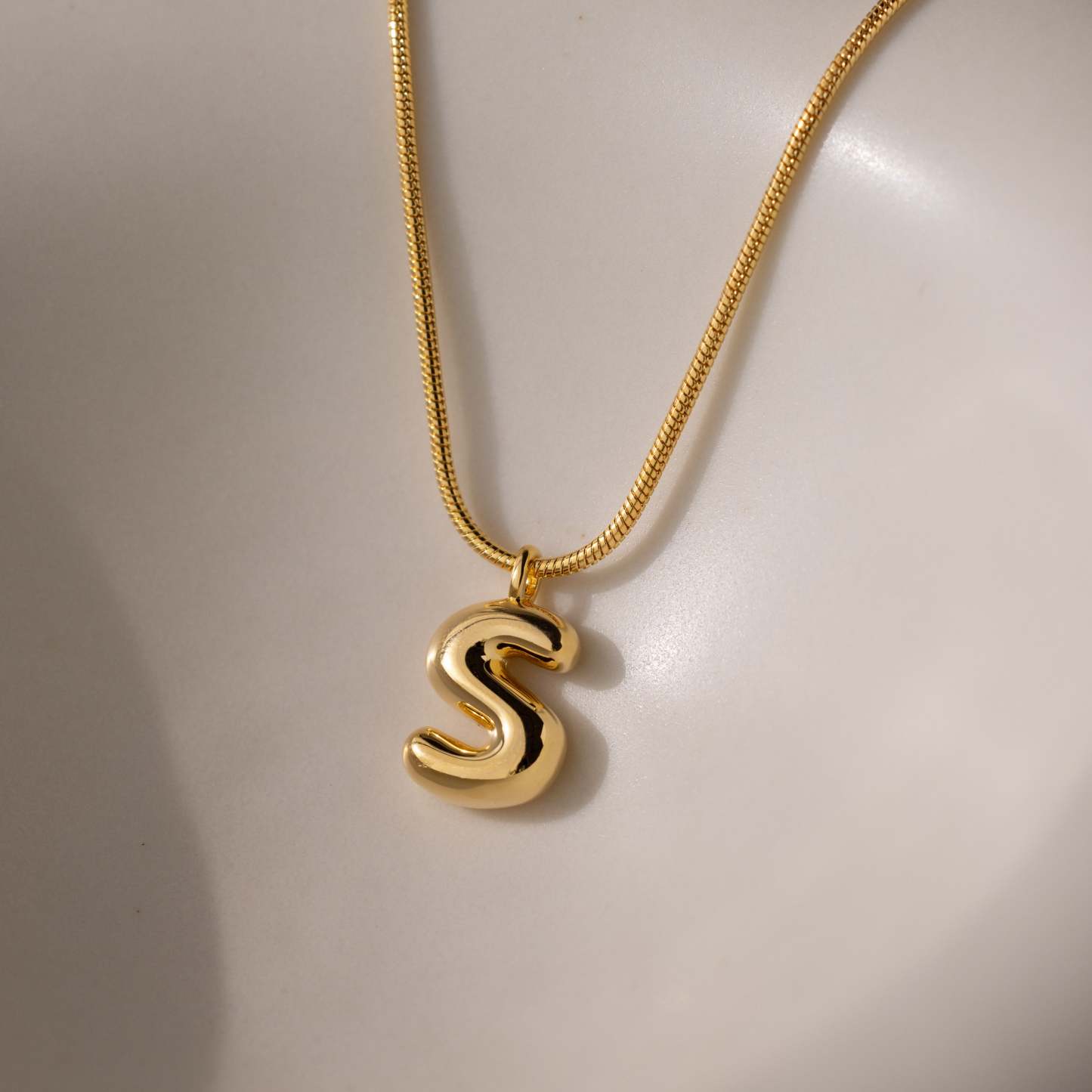 ??Bubble Letter Necklace