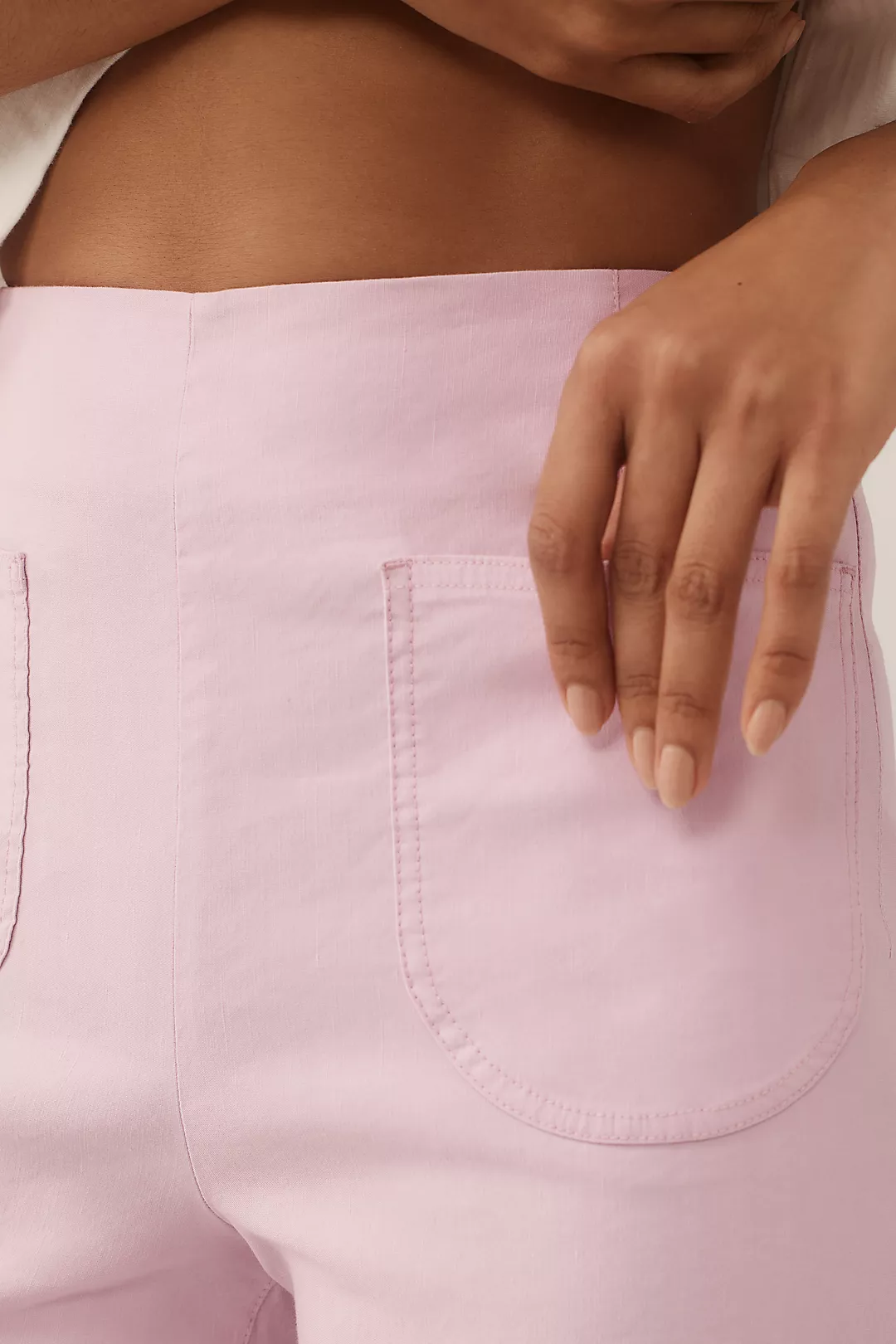 The Colette Ruffled Cropped Wide-Leg Pants