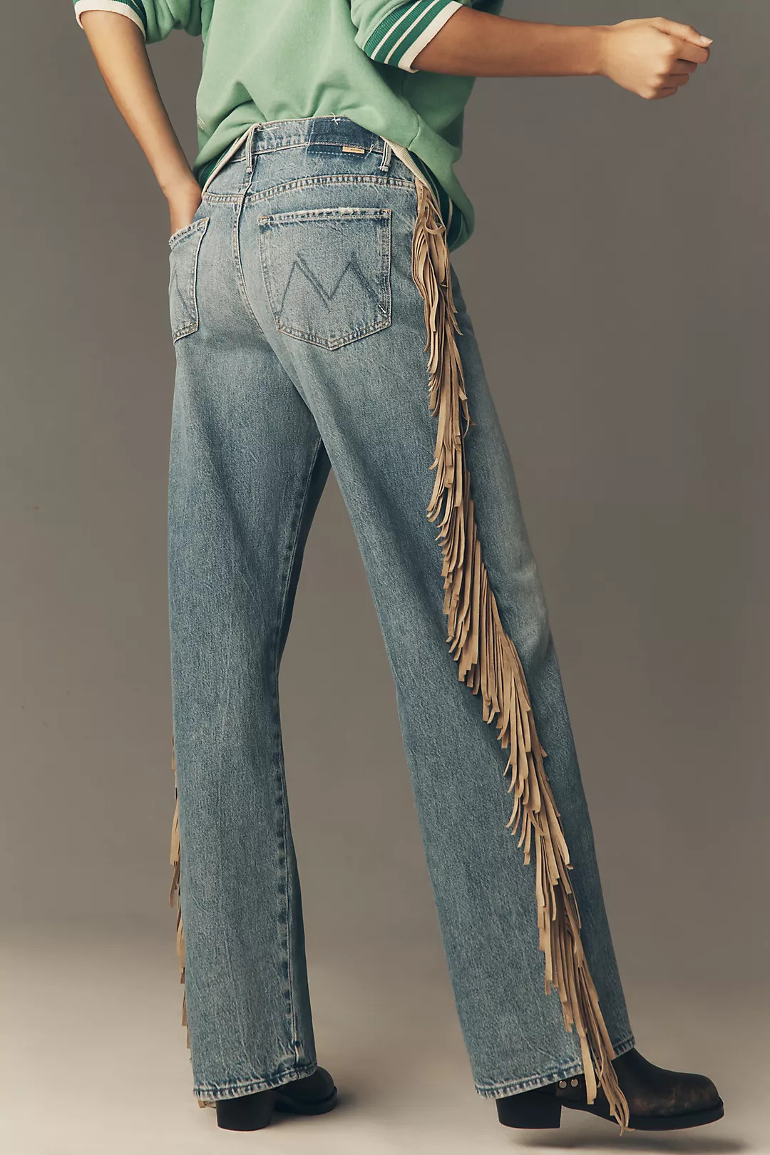 The Half-Pipe Fringe Jeans(Buy 2 Free Shipping)