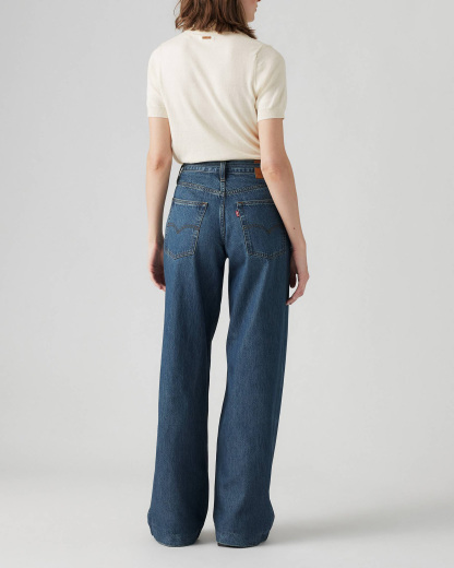 XL Lace-Up Baggy Straight Women's Jeans (Buy 2 Free Shipping)