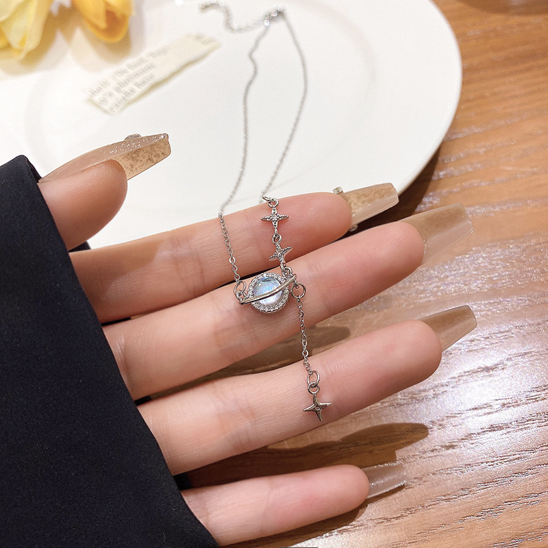 Celestial Planet Drop Necklace