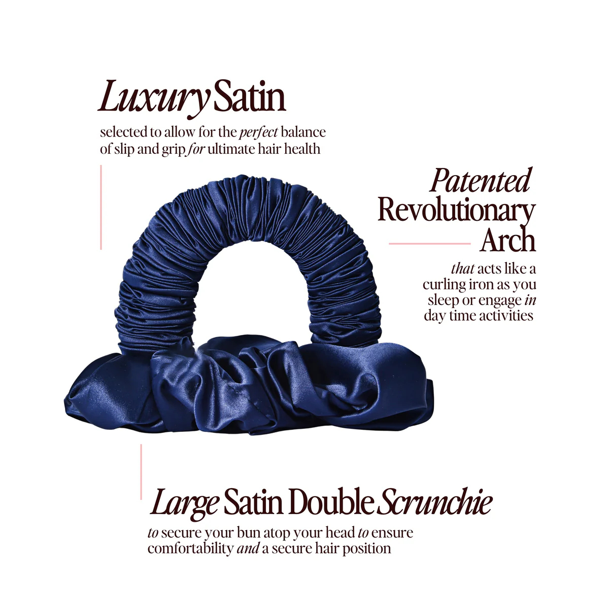 Double Satin Scrunchie (Buy 2 Free Shipping)