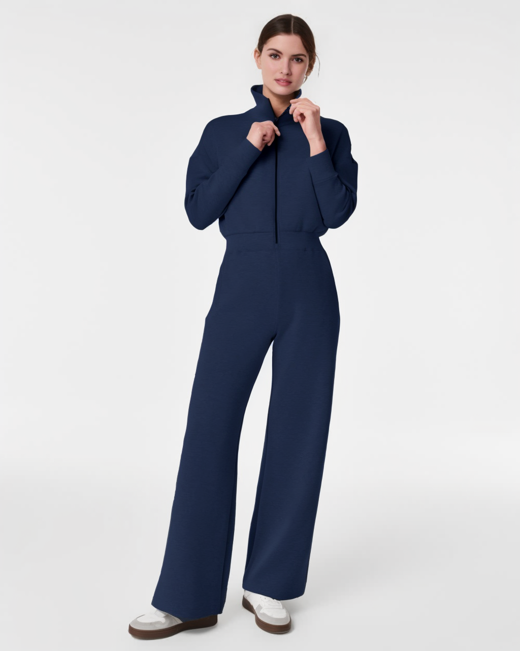 AirEssentials Long Sleeve Wide Leg Jumpsuit (Buy 2 Free Shipping)