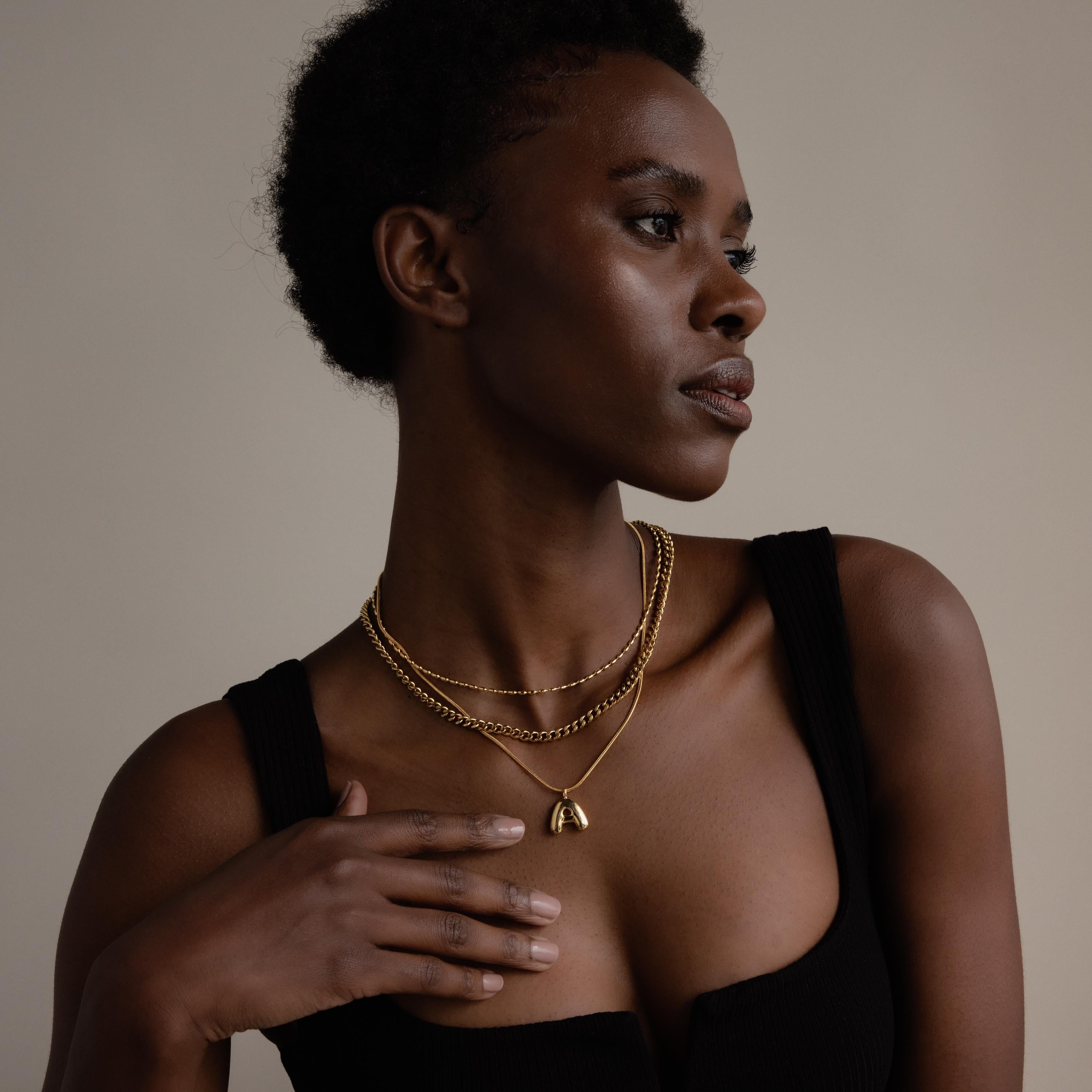 ??Bubble Letter Necklace