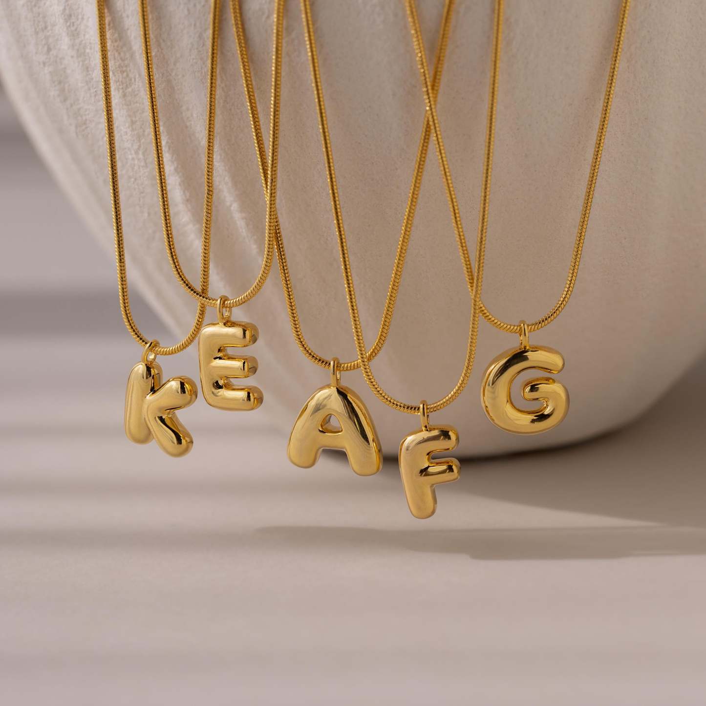 ??Bubble Letter Necklace