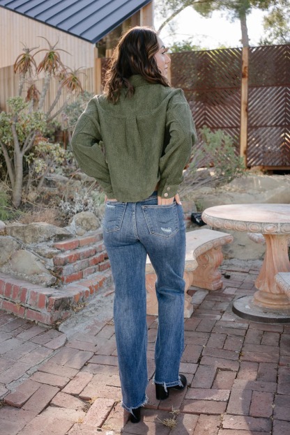 High Waist 90's Ripped Straight Jeans (Buy 2 Free Shipping)